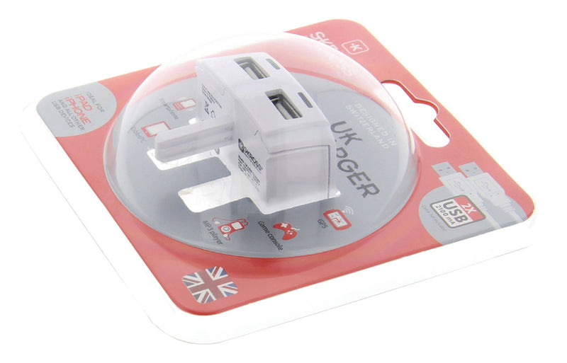 Skross SKR1302700 Uk Usb Charger 2.1a