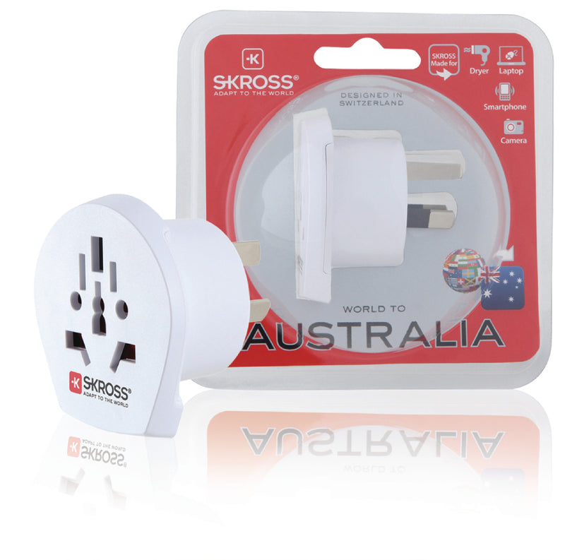 Skross SKR1500222 Reisadapter Wereld-naar-australië Geaard