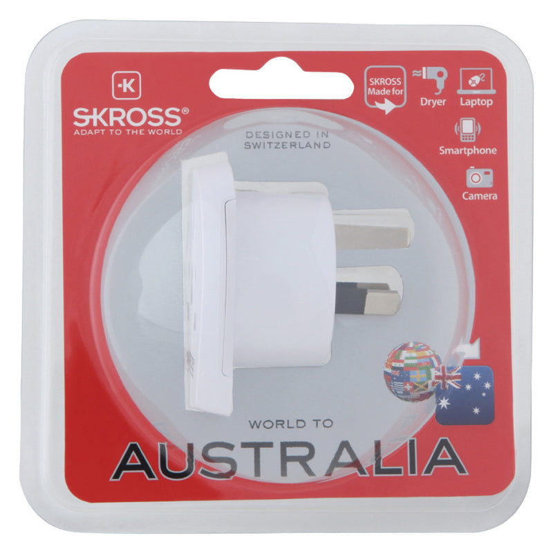 Skross SKR1500222 Reisadapter Wereld-naar-australië Geaard