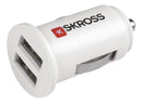 Skross Skr2900610 Midget Dubbele Usb Auto-oplader Wit