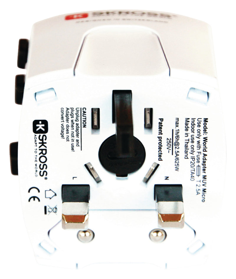 Skross SKR1302180 Wereldadapter Muv Micro
