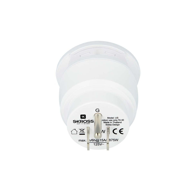 Skross SKR1500204E Reisadapter Combo Wit