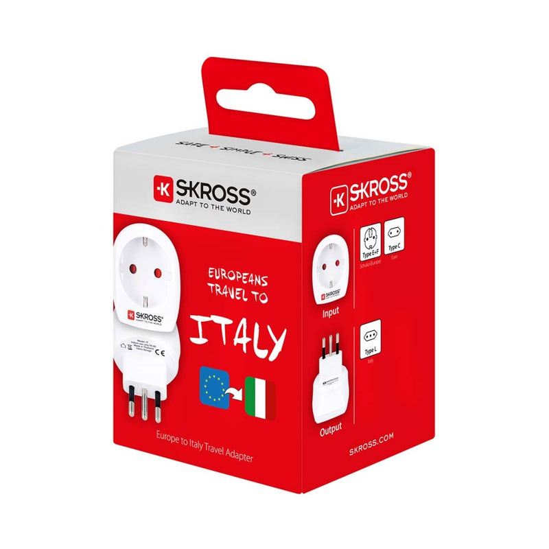 Skross SKR1500212-E Europa Naar Italië Voor 2- En 3-polige Apparaten
