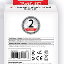 Skross SKR1500216E Reisadapter Combo - Wereld-naar-israël Geaard