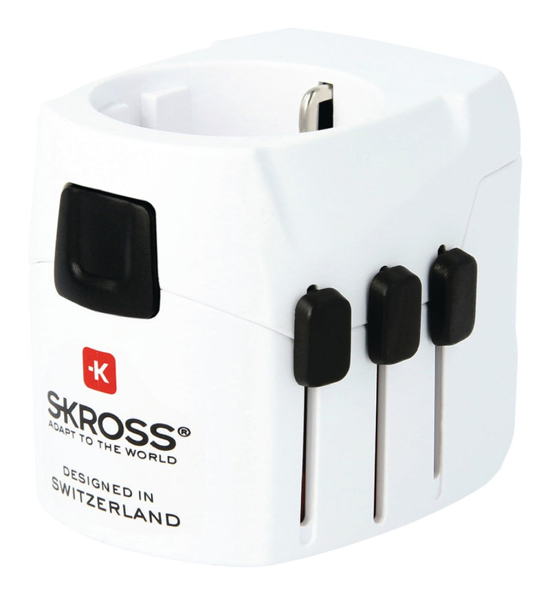Skross SKR1302540 Reisadapter Wereld Pro+ Usb Geaard