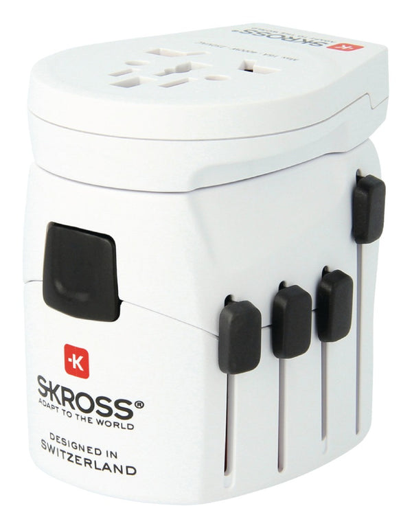 Skross SKR1302535 Reisadapter Wereld Pro Usb Geaard