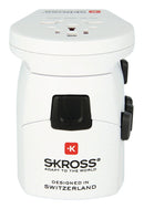 Skross SKR1302535 Reisadapter Wereld Pro Usb Geaard