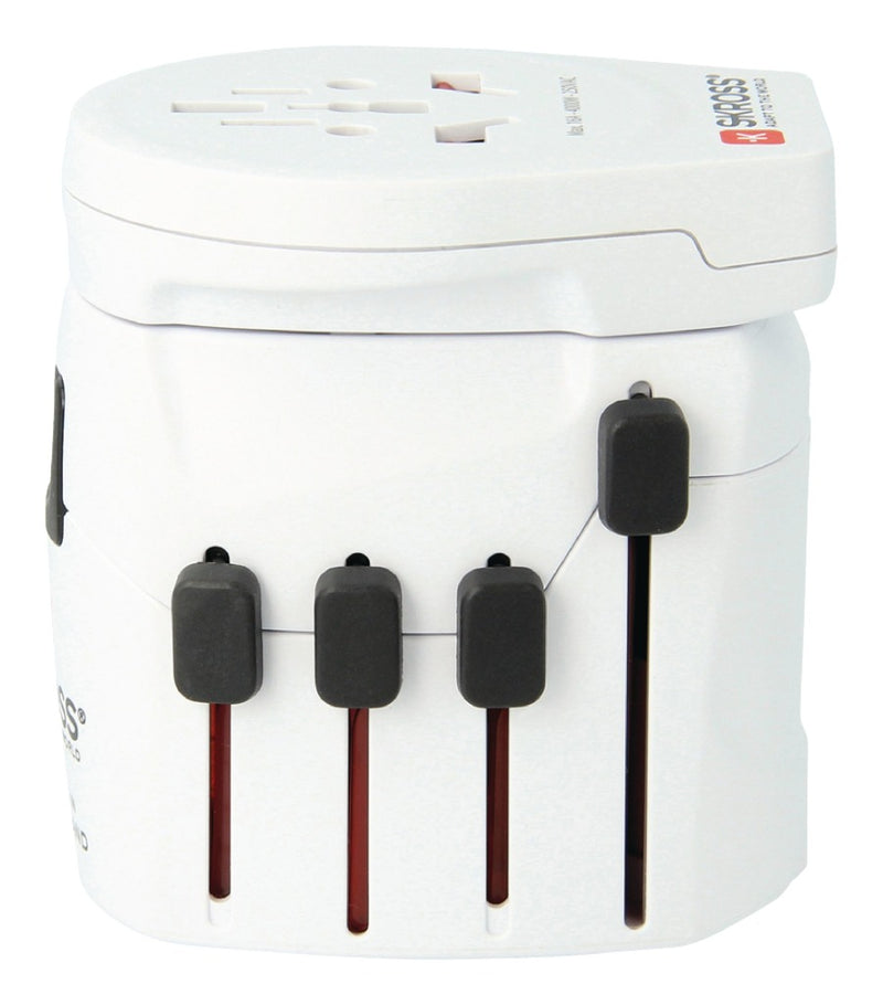 Skross SKR1302535 Reisadapter Wereld Pro Usb Geaard