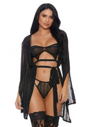 Delicious Dusk Robe - Black - L