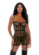 All The Cage - Net Nachthemd Set - S - L