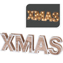 XMAS - houten letters - 38cm - 25 LED
