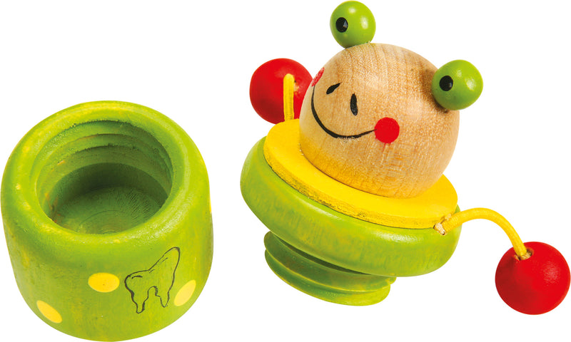 Small Foot - Houten Melktandenpotje Dier, 4st.