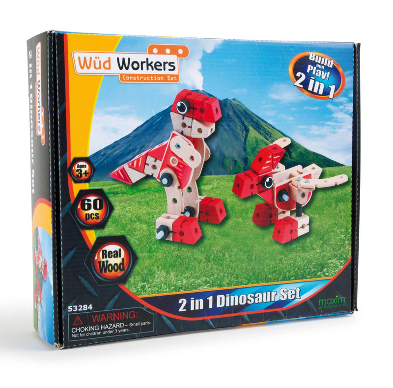 Bouwpakket "Dinosaurussen 2 in 1"