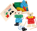 Dress-Up Bears Threading Spel