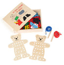 Dress-Up Bears Threading Spel