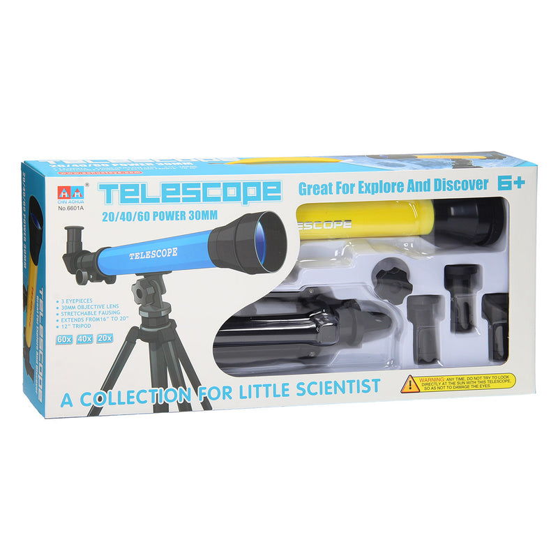 Telescoop op Standaard - Geel
