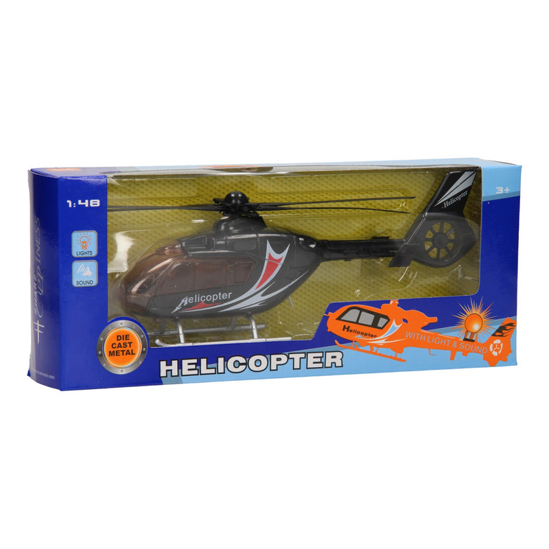 Helikopter Licht & Geluid - Zwart