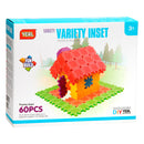 Bouwset Vierkant, 60dlg.