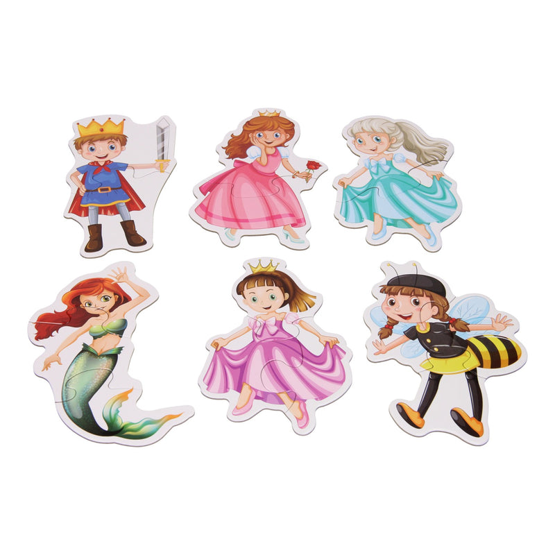 Puzzelset Feeën met 6 Puzzels