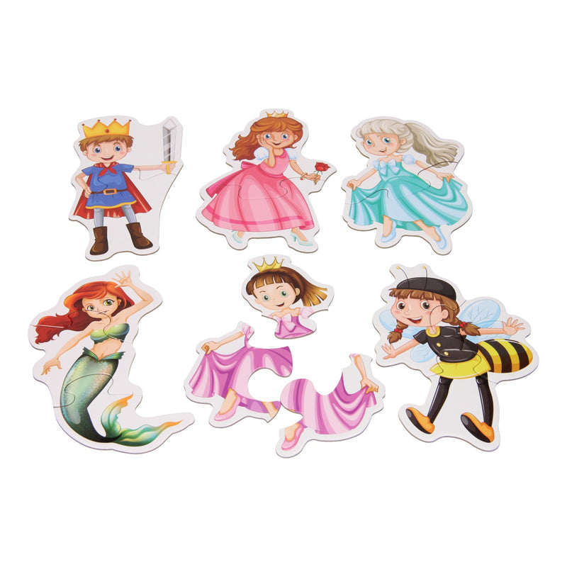 Puzzelset Feeën met 6 Puzzels