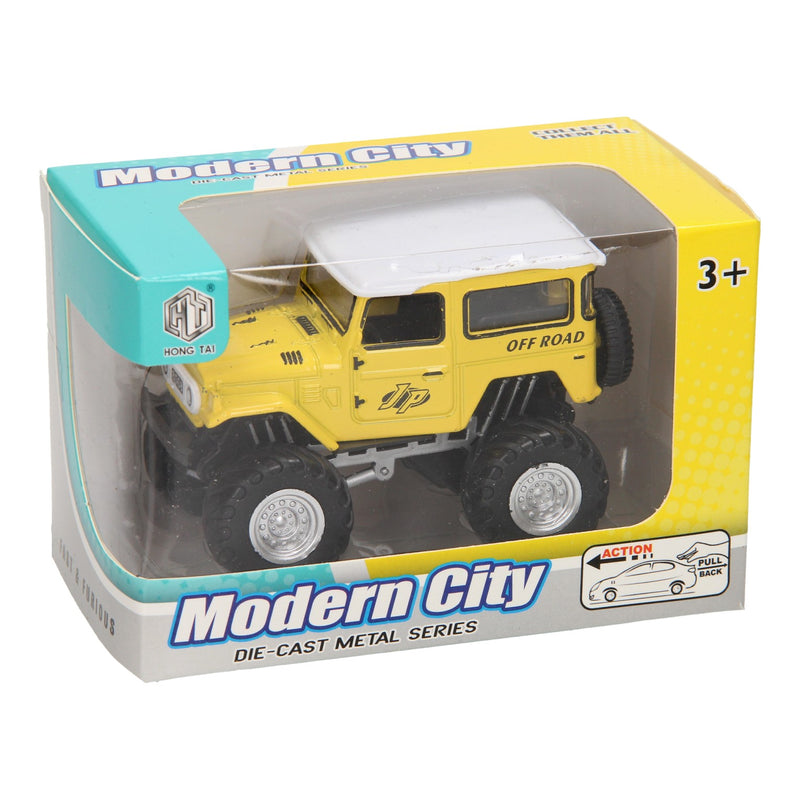 Die-cast Pull Back Terreinwagen