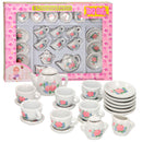 Porseleinen Theeservies, 21dlg.