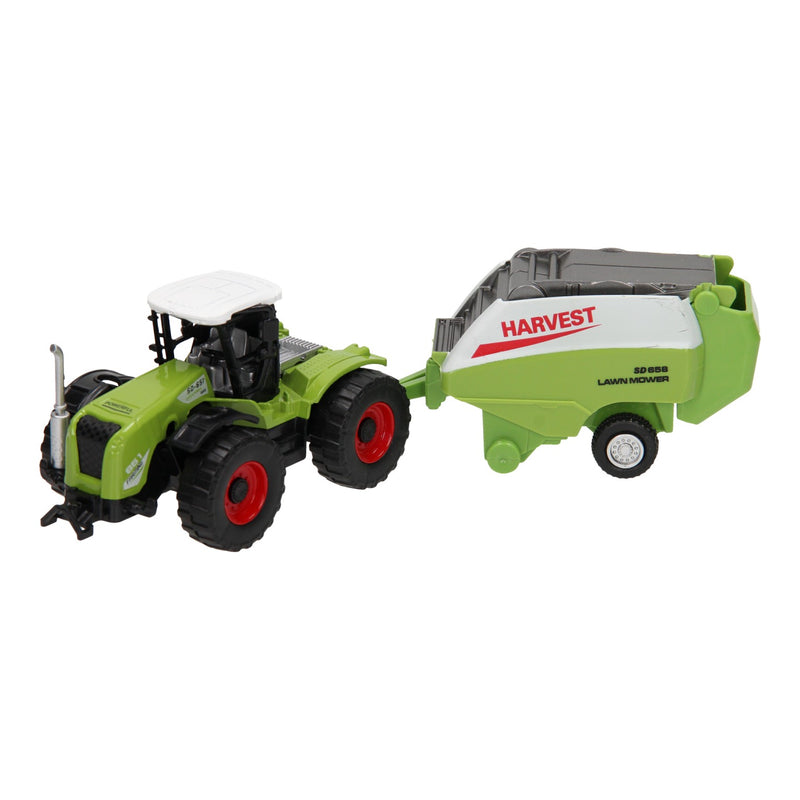 Die-cast Tractor met Balenpers