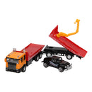 Die-Cast Vrachtwagen met Dubbele Oplegger
