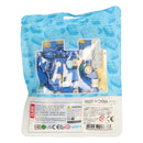 Bouwblokjes 3in1 Blauw - Trein, Walvis, Huis, 80dlg.