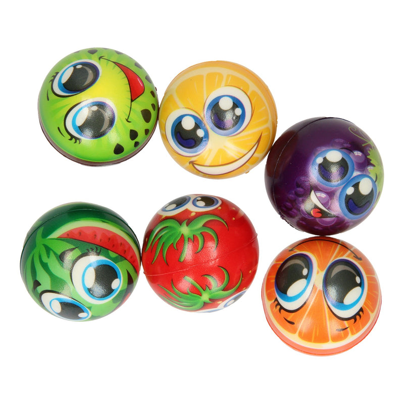 Foamballen Fruit, 6st.