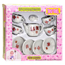 Porseleinen Theeservies, 10dlg.