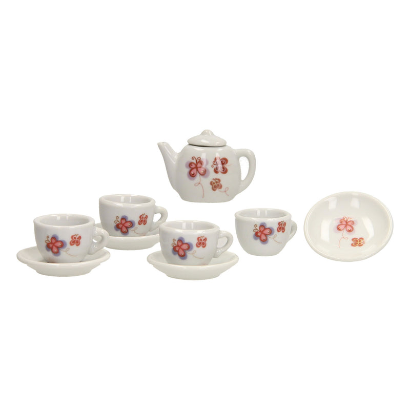 Porseleinen Theeservies, 10dlg.