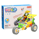 Bouw- en Speel Tricycle Racewagen, 74dlg.
