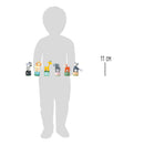 Small Foot - Houten Drukfiguur Wilde Dieren, Set van 6