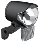 Koplamp Herrmans H-Black MR4 dynamo - aan/uit functie - met houder - 100/120 lumen