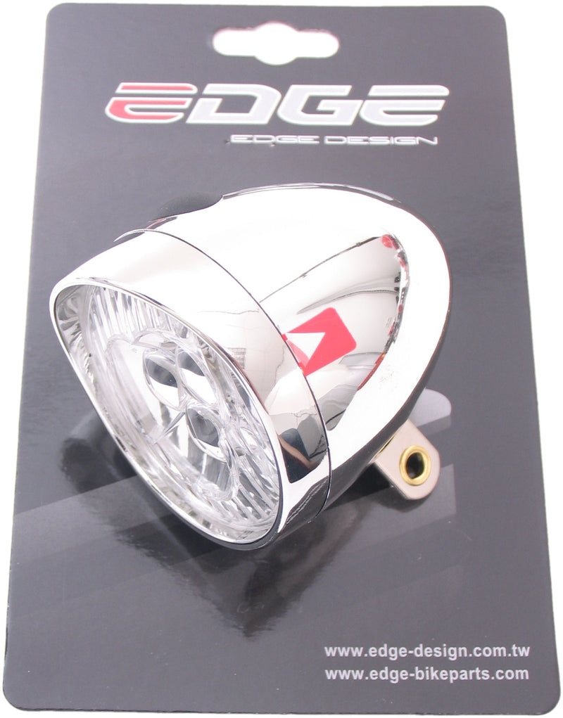 Koplamp Edge Retro 3 led aan/uit - incl. batterijen - chroom