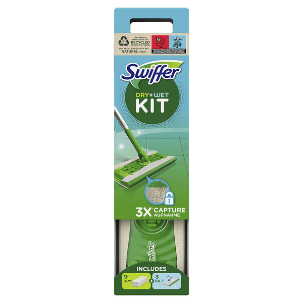 Swiffer Sweeper Starterskit incl. Navullingen 9+3 stuks