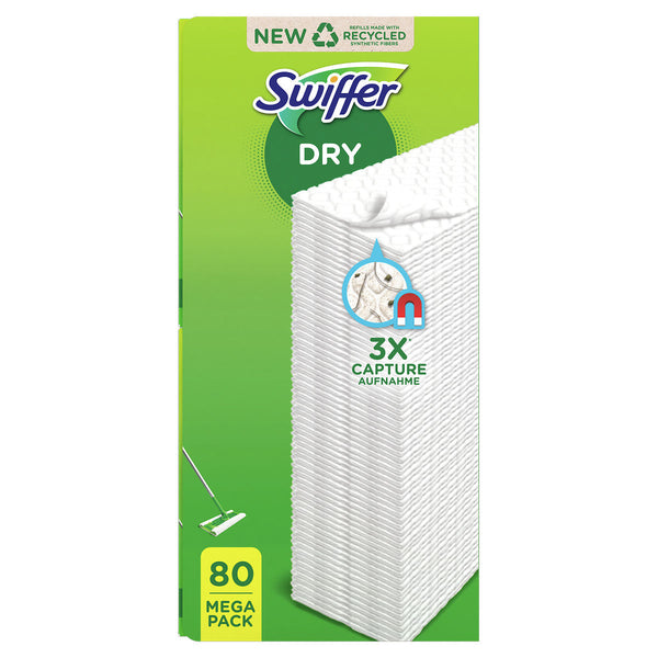 Swiffer Vloerreiniger Droge Doekjes  80 vloerwissers doekjes