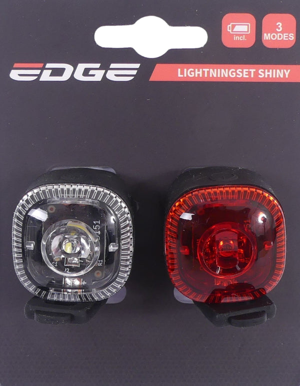 Verlichtingsset Edge Shiny - voor/achter