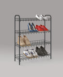 Metaltex Schoenenrek 4 Rekken 64x23x80.5 cm Zwart