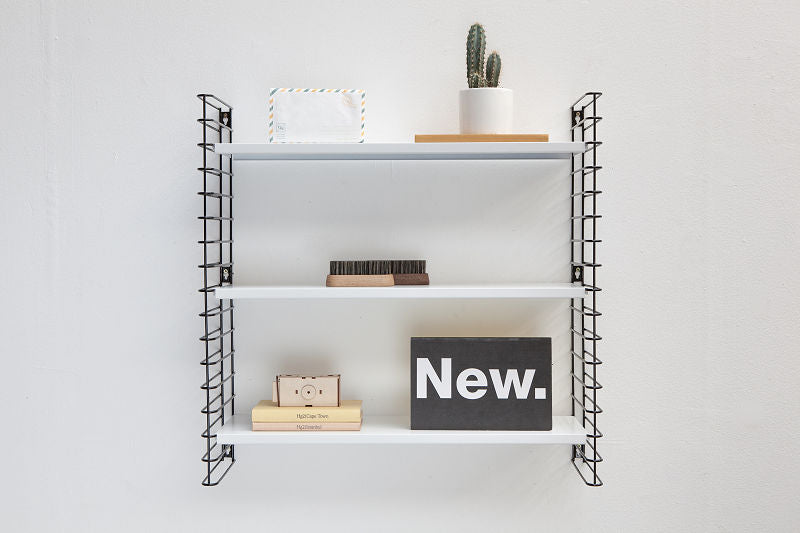 Tomado Boekenrek Epoxy zwart/wit 70x21x68cm