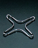 Metaltex gaspitverkleiner chroom 2 stuks op kaart