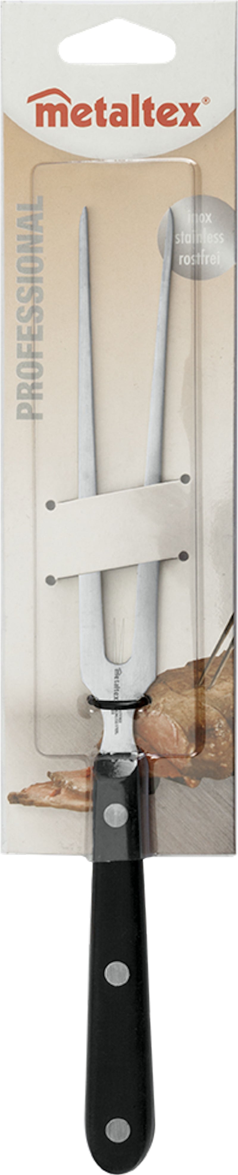 Metaltex Professional Vork 28.5 cm RVS/Zwart