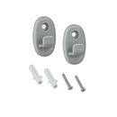 Metaltex Reflex/Onda haak 2 stuks