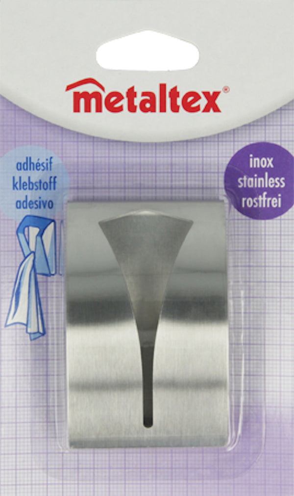 Metaltex Handdoekhouder Zelfklevend RVS