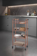 Metaltex Trolleykastje Ascona 84x41cm Staal Koper
