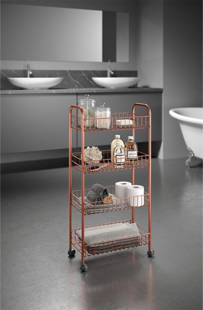 Metaltex Trolleykastje Ascona 84x41cm Staal Koper