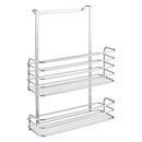 Metaltex Galileo Rekje 2 Etages 36x12x26 cm Zilver