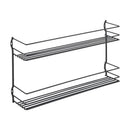 Metaltex Pepito Kruidenrek 2 Etages 36x8x19 cm Zwart
