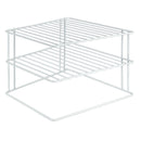 Metaltex Silos Space Bordenrek 2 Etages 25x25x19 cm Wit